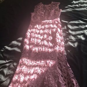 Blush long dress